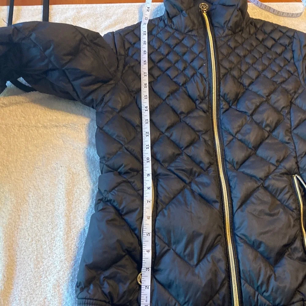Michael Kors Black Quilted Puffer Jacket - Picture 6 of 8